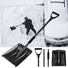 Adjustable Car Snow Shovel Portable Survival Shovel Rotating Snow Removal Shovel