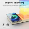Colorful DIY Assembly Atmosphere Night Light 15W Fast Wireless Charging Mobile Phone Earphone Digital Wireless Charger