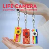 Thumb Camera with Long Battery Life Mini Camera Keychain Bag Charms with 1.47In IPS Screen 1440p 2K for Beginners Teens and Adults