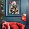 Bougie Ambiance De No&euml;l-Peinture Diamant De Forme Sp&eacute;ciale-30*40CM