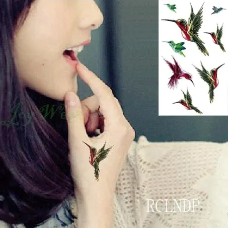 Waterproof Temporary Tattoo Sticker Swallow fly bird Flash Tatoo Fake Tatto arm leg Wrist Foot hand For Girl Men Women kids