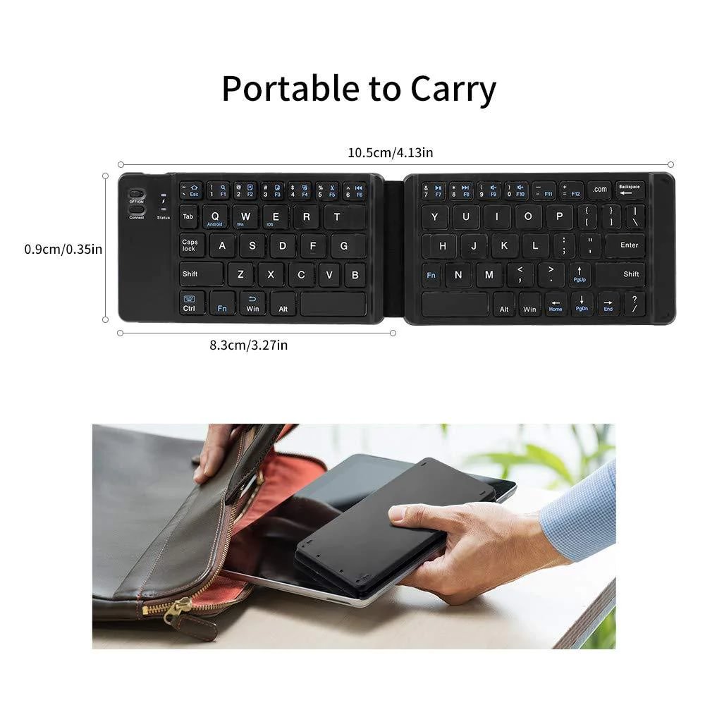 Folding Touch Bluetooth Keyboard