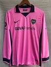 Joyfball 2013-2014 Retro Long Sleeve Boca Juniors Away Football Shirt 1:1 Thai Quality