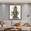 (Big Size) Witch - 11CT Stamped Cross Stitch 50*60cm/19.69*23.62in