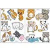 DIY Diamond Painting Mosaic Sticker Art Crafts Cat Set