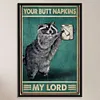 Raccoon - 11CT Stamped Cross Stitch - 40*55cm - Cat