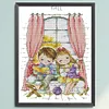 4 Season Window-Autumn-14CT Stamped Cross Stitch Kit(27x36cm)