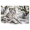 (Counted/Stamped) 14CT Tiger - Cross Stitch 51*36cm/20.08*14.17in(Brand)
