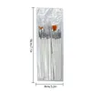 15Pcs  Professional Nail Art Painting Drawing Brush Pen (White)