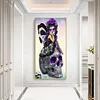 Skull Girl  - Full Round/Square Diamond Painting(80x40cm)