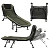 [US Local Warehouse] 33in Wide Camping Cots with Carry Bag Adjustable Sleeping Cot Foldable Bed Holds Up To 397LBS Easy To Set Up for Home Office Nap and Outdoor Beach