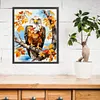 >SALE<Full Embroidery Cotton Thread 11CT Printed Woodland Eagle Cross Stitch 40x50cm