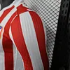 2025-2026 Long Sleeve Player Version Atletico Madrid Home Football Shirt 1:1 Thai Quality