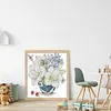 Magnolia-14CT Stamped Cross Stitch 31*34cm/12.2*13.39in