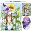 Diamond Painting -DIY Round Partial AB Drill Sunflower Horse(45x65cm)