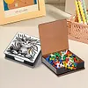 Furry Cats PU Diamond Painting Notecard Box 5D DIY Diamond Art Note Box