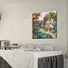 Bridge House - Full Round Diamond Painting  30x30cm