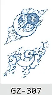 Temporary Waterproof Tattoo Stickers Butterfly Deer Rabbit Flower Juice Ink Lasting Boy Girl Chest Neck Hand Fake Bracelet Tatoo