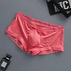 Men's Ice Silk Underwear Quick Dry Boxer Brief Bulge Underwear Pouch T Underpants Shorts