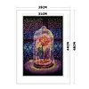 Rose-11CT Stamped Cross Stitch Kit(35x48cm)