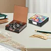 Butterfly Leather Diamond Art Note Box with 160 Sheets of Paper for Beginners