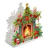 Acrylic Double Sided Christmas 5D DIY Diamond Art Paper Towel Storage Rack Decor Napkin Holder Kit