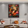 >SALE<Full Embroidery Eco-cotton Thread 11CT Print Flower Dragon Cross Stitch 50x60cm
