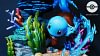 First Generation Starter Pokemon Charmander & Squirtle with LED - Pokemon Resin Statue - BallBall Studio