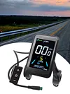 24V/36V/48V Electric Bike Display Screen Waterproof Handlebar Bike Speedometer