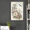 Bird Peony Cage-Paint by Numbers Acrylic Painting 40*60CM(Poster style）