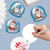 >SALE<12PCS DIY Santa Crystal Ball Diamond Painting Greeting Card Set for Festivals