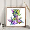 Pterosaur - 18CT Stamped Cross Stitch 20*20cm/7.87*7.87in