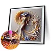 【Flashsale】Temperament Girl-Full Round Diamond Painting 40*40CM