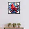 Cardinal Glass Painting-Paint by Numbers Acrylic Painting 40*40CM