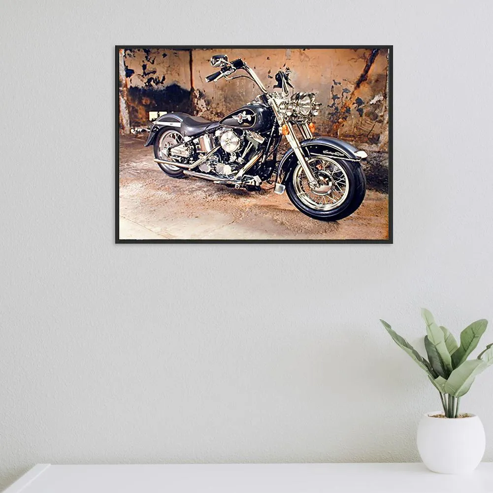Diamond Painting - Full Square Drill - Motorcycle(40*30cm)