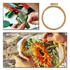 (US Local)2Pcs Round Embroidery Hoops DIY Sewing Tool for DIY Sewing Craft (20cm)