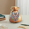 (US Local)Acrylic Wooden Owl Bag Shape Diamond Painting Piggy Bank Storage Box Kit
