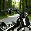 Electric Dirt Bike Front Number Plate with Cable Ties Lightweight Front License Plate for Ebike Surron Light Bee Talaria Sting 79BIKE