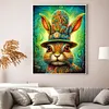 >SALE<Full Embroidery Cotton Thread 11CT Printed Colored Rabbit Cross Stitch 40x55cm