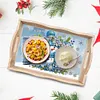 (Multistyle) En Bois No&euml;l Cardinal Bonhomme De Neige-Bricolage Vaisselle