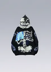 Travis Scott Fragment Skeleton Hoodie