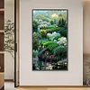 >SALE<5D DIY Full Round Drill Partial AB Diamond Painting Fantasy Green Decor 45x75cm