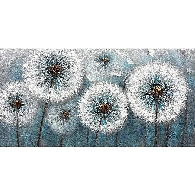 Dandelion In Car 80*40CM(Canvas) Full Round Drill Diamond Painting gbfke
