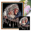 Indian - 11CT Stamped Cross Stitch 40*50cm/15.75*19.69in