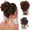 Griffe clip en d&eacute;sordre chignon extensions de cheveux