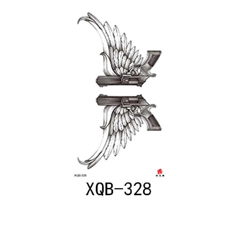 Small Full Arm Waterproof Tattoo Sticker Half Arm Arm Painted Flower Animal Arm Lasting European and American Tattoo Sticker
