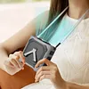 Portable Waist Fan Rechargeable Hands-Free Hanging Neck Fan 100 Speeds 13000RPM with Light for Travel Camping Outdoor Jobsite Sports Golf