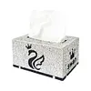 5D DIY Diamond Painting Handmade Crystal Square Tissue Box Kit (Swan)