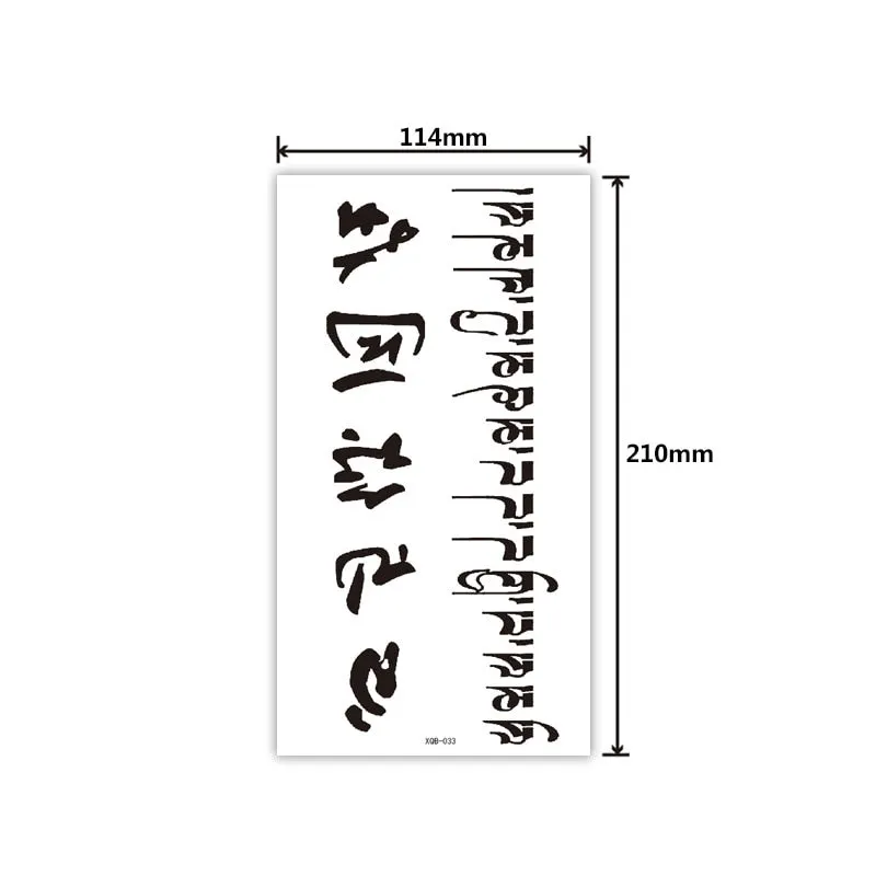 Full Arm Tattoo Sticker Creative Personality Small Full Arm Temporary Tattoo Original Waterproof Sweat Lasting Tattoo Sticker