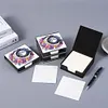 (US Local)PU Moon Flower Diamond Painting Notecard Box with 160 Sheets of Paper